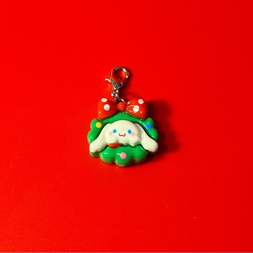 Cinnamoroll Christmas Wreath Charm